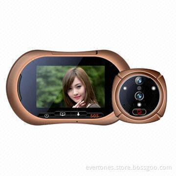 Wireless motion sensor for digital door peephole viewer